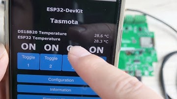 Lesson16- Home Automation using TASMOTA on ESP32 is easy but powerful