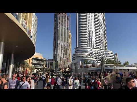 Dubai downtown – Dubai mall in 4K