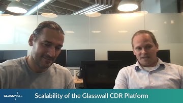 Dinis and Sam talk about the scalability of the Glasswall CDR platform