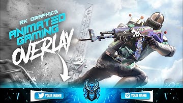 How to make gaming animated overlay in android phone | new overlay for gaming channel | #overlay