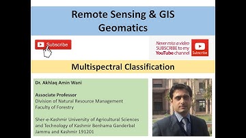 Multispectral Classification Supervised and Unsupervised