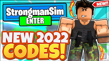 (2022) ALL *NEW* SECRET OP CODES In Roblox Strongman Simulator!