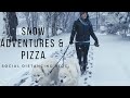 Samoyed Snow Adventures and Handmade Pizza | Social Distancing Vlog with Dogs