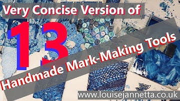 Short and Concise Version of 13 Handmade Mark-Making Tools