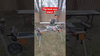 Which is the best saw stand? #ryobi #ridgid #dewalt #tools #reno #reels #diy #mitersaw #tooltips