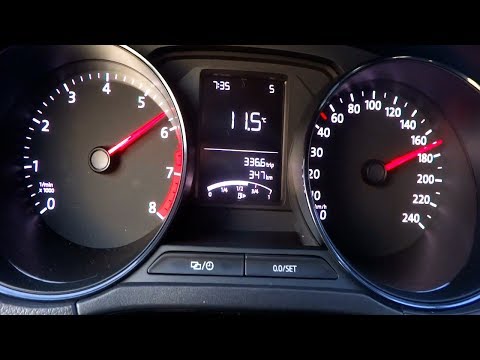 VW POLO 1.0 Acceleration 0-100 Top Speed Test
