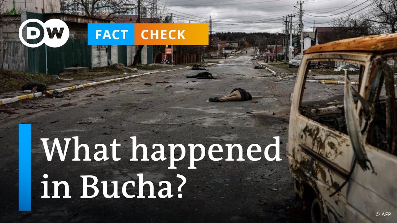 Film backdrop image for Fact-check: Disinformation about the killing of civilians in Bucha? (2022)