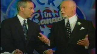 Don Cherry reacts to the Domi/Niedermayer elbow - 2001
