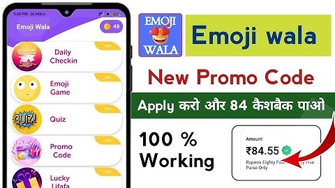 Emoji wala App Today Promo Code || Emoji wala App se paise kaise kamaye 2023 ||