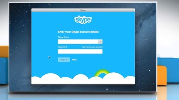 How to merge a Skype® account with a Microsoft® account on Mac® OS X™