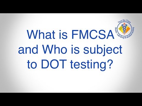 ვიდეო: ვინ ექვემდებარება Fmcsr- ს?