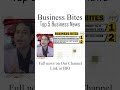 Top 5 Business News from Corporate and Start-Up World