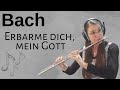 J.S. Bach - Erbarme dich, mein Gott, BWV 244 (flute version)