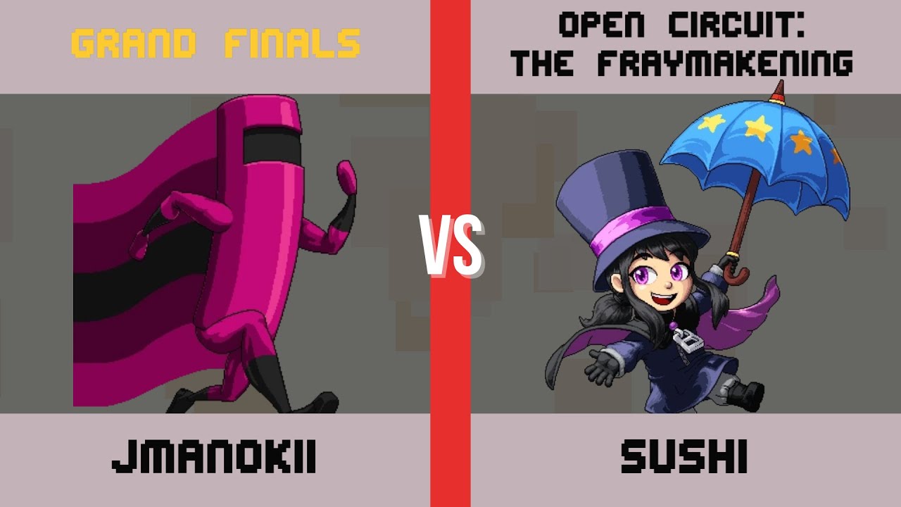 jmanok11 (CV) vs. sushi (Hat Kid) - Grand Finals - Open Circuit: The Fraymakening #05
