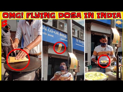Flying Dosa In India ;Mumbai ll Street Food ll Fact Bhaisaab ll #shorts #streetfood