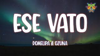 DOMELIPA & Ozuna - ESE VATO ( Letra/Lyrics )