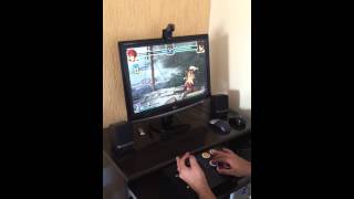 Controle Arcade Feito Com Carcaça De Ps2.