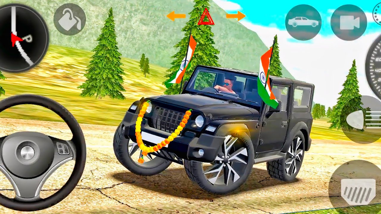 Modified Mahindra Thar😈Games:Indian Black Thar (Gadi Wala Games) Car Game Android Game - #2026