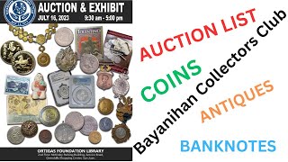 Bcc Auction List & Exhibit - July 16 2023 - Ortigas Foundation Library