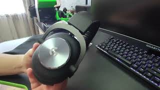 Игровые наушники проводные Logitech G PRO X, черный