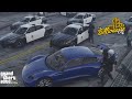 Intense carchase with billionaire gang  gta v roleplay