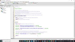 C++ Program to output the value of a math equation using a function