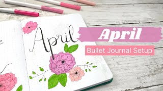 APRIL BULLET JOURNAL 2022 PLAN WITH ME | Spring Bullet Journal Spreads