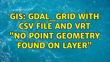 GIS: gdal_grid with CSV file and VRT "No point geometry found on layer" (2 Solutions!!)