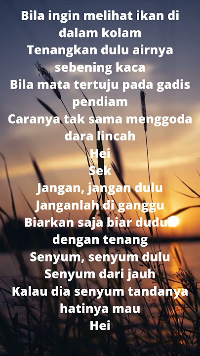 lirik lagu ikan dalam kolam #lirik #videoshort