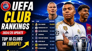 Official UEFA Club Rankings Updated: Here's Where Europe's Biggest Clubs Stand