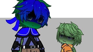 Leo talking with little Mikey||meme||gacha club||{tmnt Foot!Mikey Au} screenshot 3