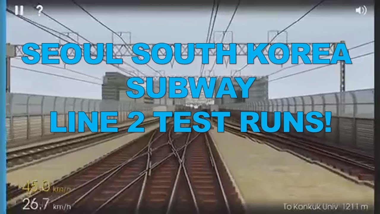 Hmmsim (Jeminie) Seoul Subway Line 2 Test Runs (Speed & Express Runs ...