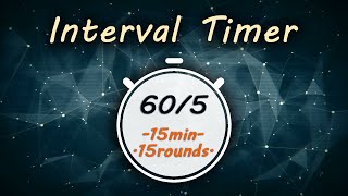 60/5 Interval Timer || Tabata 60/5 Timer || TheTimer2Go ||