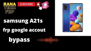samsung A21s frp bypass new security android 11&12 #ranatechfrp