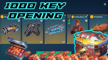 1000 key opening war robots