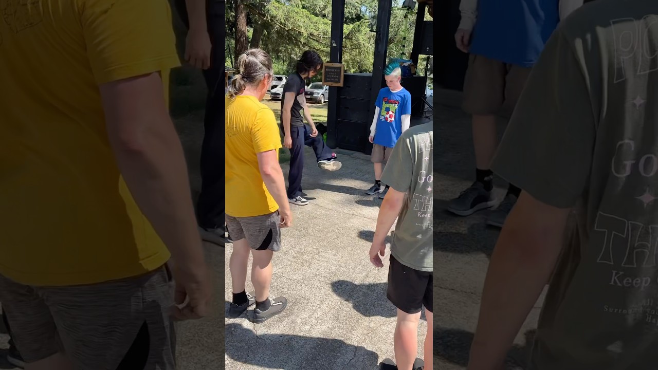 Viral Hacky Sack circle at the US Open Footbag Tournament 2025 - West Linn, Oregon #hackysack