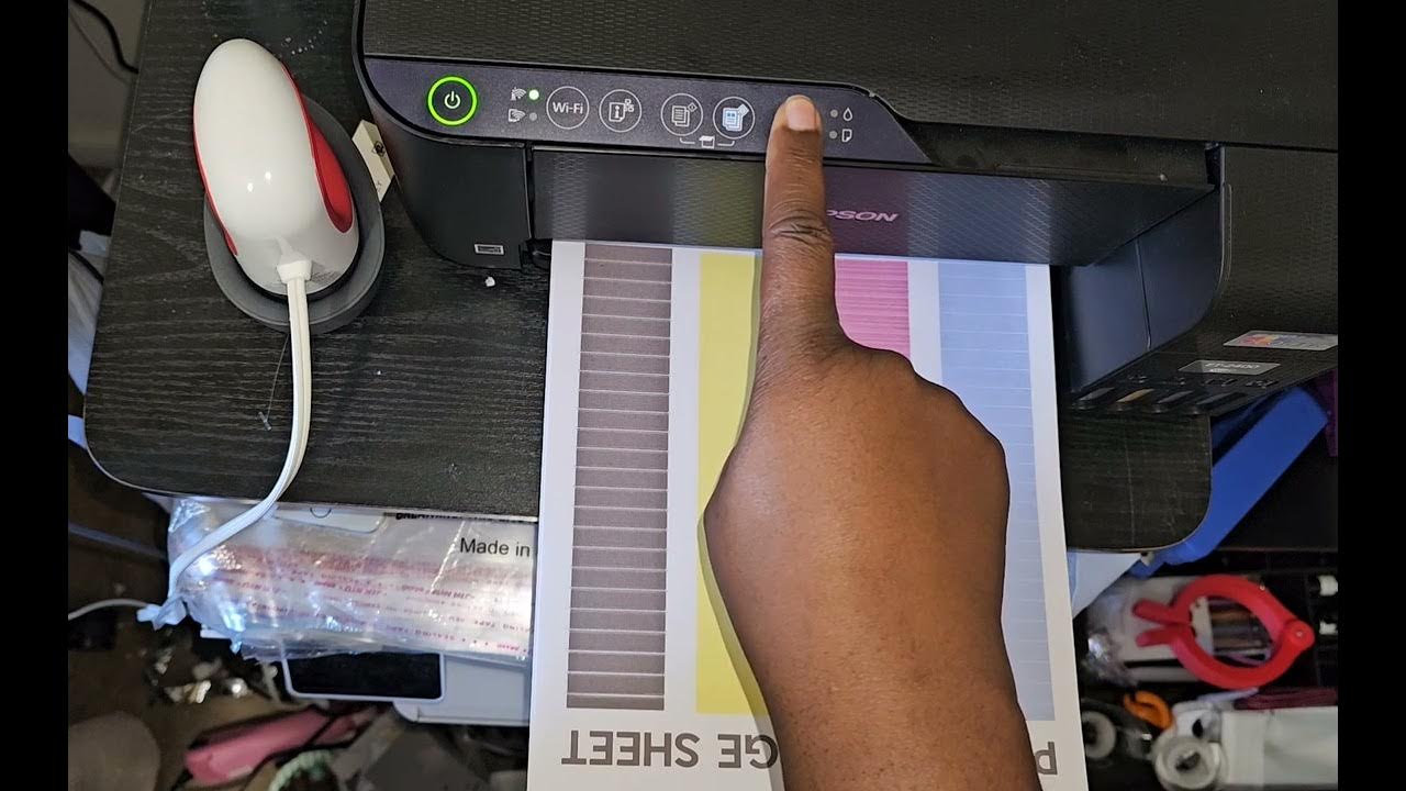 How to clean printhead on epson et 2400 youtube