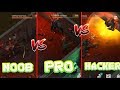 Слепой Охотник VS NOOB, PRO, HACKER. Три способа убить самого сильного зомби в бункере альфа LDOE