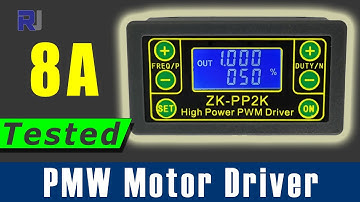 Review of  ZK-PP2K 8A PWM 4.5V to 30V Motor Driver controller - RJT383