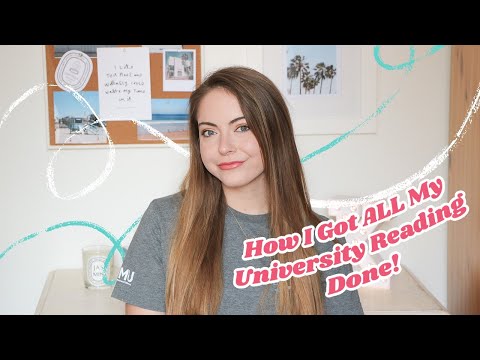 How to Get Your University Reading Done | Katie May