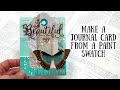 Make a Journal Card from a Paint Swatch (includes failed attempt) | Tutorial | 🦋 Shanouki Art 🦋