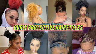 Natural Curly Hairstyles Compilation 💞| Viral Curly hair tiktoks