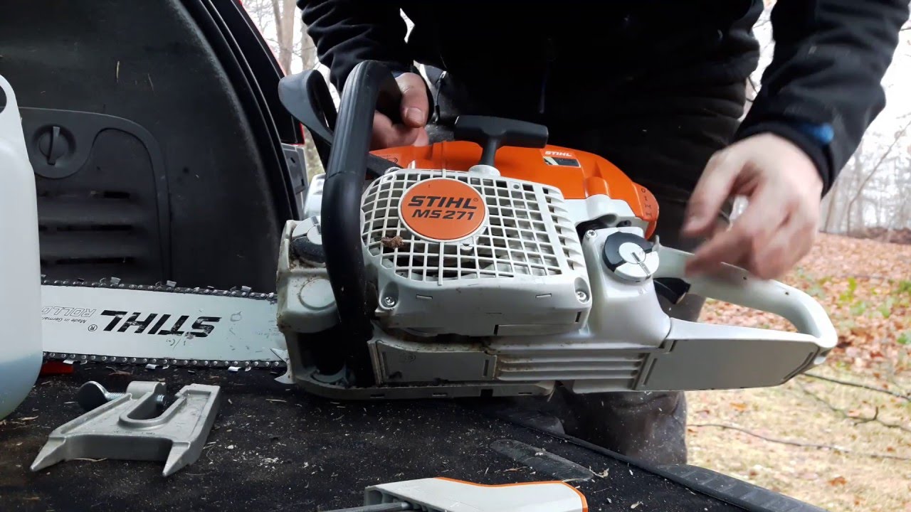 Revieuw kettingzaag Stihl 271 YouTube