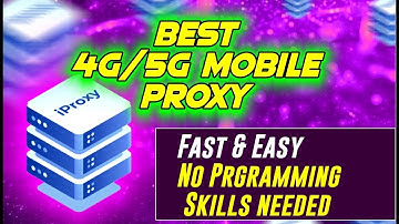 I found best 4G/5G Mobile proxy  - iProxy.online Create Proxy Easily - No Programming Skills needed