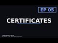 Certificates and the chain of trust