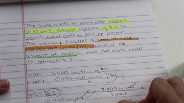 Dosage Calculations / Dimensional Analysis / TheSassyMom82