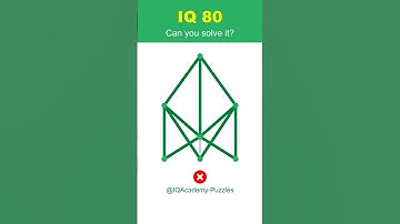 Q27 - Draw entire figure in one line, the line cannot overlap? #shorts