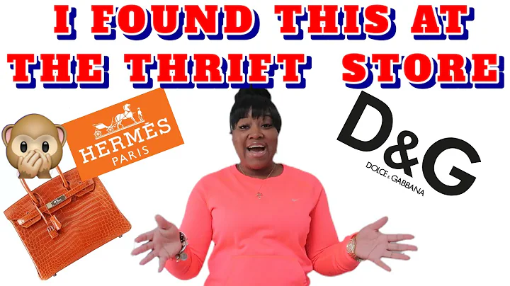 I CAN'T BELIEVE I FOUND A HERMÈS BIRKIN BAG AT THE THRIFT STORE🙊😳🙉 | Thrift Store Purse Haul