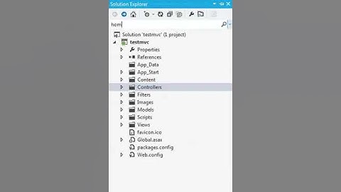 Searching inside Solution Explorer