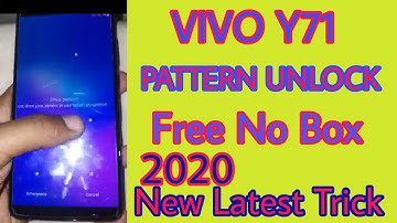VIVO Y71 1801 PATTERN UNLOCK WITHOUT BOX FREE